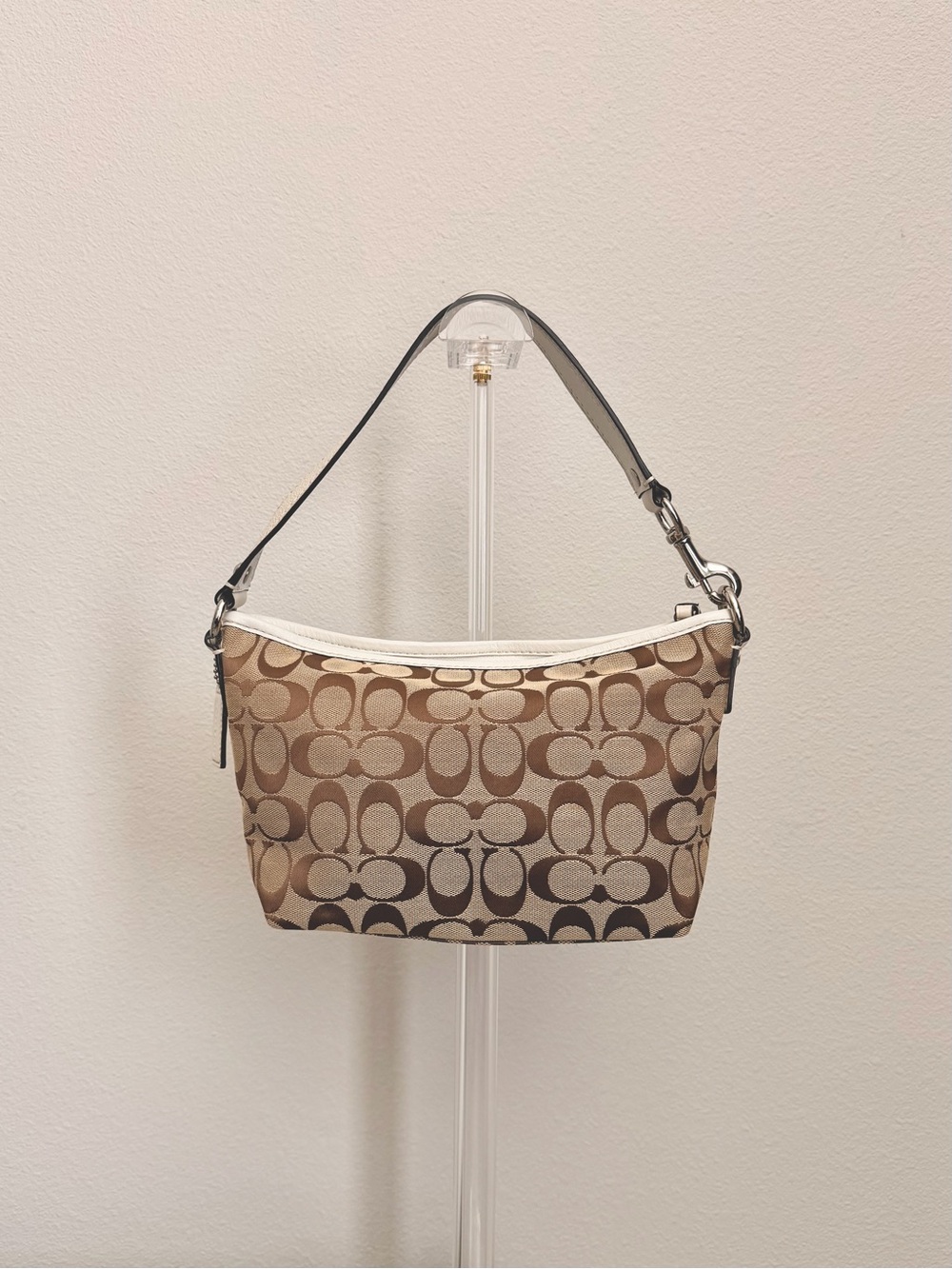 Coach Brown Flower Purse - Picture 2 of 7